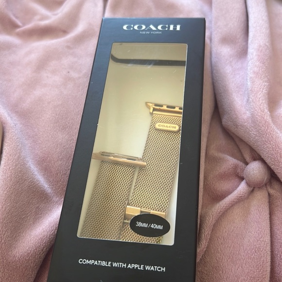 Coach Other - ROSE GOLD APPLE WATCH BAND